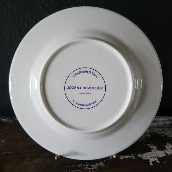 Set of Four Ganges Gallery Indian Artist Jogen Chowdhury Salad Plates - Picture 2 of 5